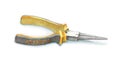 Watercolor yellow round pliers