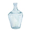 Watercolor Zero Waste durable and reusable items or products - glass vase.