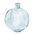 Watercolor Zero Waste durable and reusable items or products - glass vase.