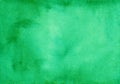 Watercolordeep green background texture. Stains on paper