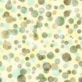 Watercolored cyan and green transparent circles Royalty Free Stock Photo