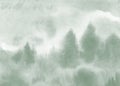 Watercolour green background with natural paper texture, hand-painted watercolor degrade splashes and Iceberg Green Color. Royalty Free Stock Photo