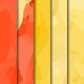 Watercolour pattern - Yellow-red poly-patterns Royalty Free Stock Photo