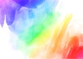 Watercolour Rainbow PNG Backgrounds