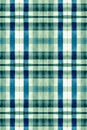 Watercolour Scottish Print. Blue Plaid Material. Royalty Free Stock Photo