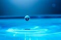 Waterdrop Blue Royalty Free Stock Photo