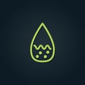 Waterdrop. Vector illustration decorative design