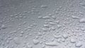 Rain water drops on dark baground, waterdrops 4 Royalty Free Stock Photo