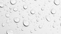 waterdrops on clean background AI generated Royalty Free Stock Photo