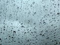 Waterdrops on a window. Royalty Free Stock Photo