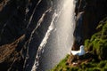 Waterfall in the Aectic high latitudes