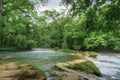 Waterfall Agua Azul Royalty Free Stock Photo