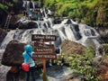 Waterfall airterjun gunung kidul gunungkidul indonesia curug Royalty Free Stock Photo