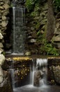 Waterfall at Alfred Nicholas Memorial Gardens Royalty Free Stock Photo