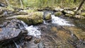 Waterfall along Collins Creek in Herber Springs Arkansas Royalty Free Stock Photo