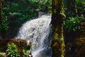 Waterfall in the amazonian rainforest