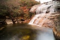 A waterfall in the Appalachians of western North Carolina Royalty Free Stock Photo