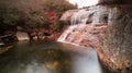 A waterfall in the Appalachians of western North Carolina Royalty Free Stock Photo