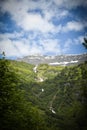 Waterfall in Austria nature. Royalty Free Stock Photo