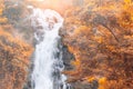 Waterfall , Autumn landscape Royalty Free Stock Photo