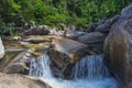 Waterfall Ba Ho in Vietnam