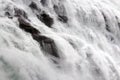 Waterfall background, closeup Royalty Free Stock Photo