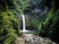 Waterfall in the Banaue Rice Terraces Ifugao Philipines