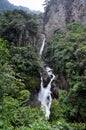 Waterfall in Banos Santa Agua, Ecuador Royalty Free Stock Photo