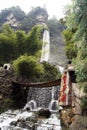 Waterfall at Bao Feng Lake, Wulinyuang, china