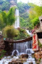 Waterfall at Baofeng lake.