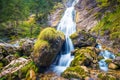 Waterfall in a Bavarian forest