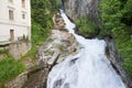 waterfall in the beautiful spa town of Bad Gastein, Austria Royalty Free Stock Photo