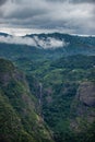 Waterfall beautiful view in Ooty Coonoor India, vertical