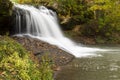 Waterfall On Big Trout Creek In Autumn