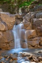 Waterfall in Bletterbach gorge