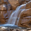 Waterfall in Bletterbach gorge