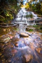 Waterfall in Blue mountains national park Royalty Free Stock Photo