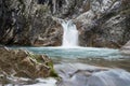 The Waterfall: Blue Pool, in Bulgaria, Europe Royalty Free Stock Photo