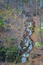 Waterfall in the Blue Ridge Mountains Royalty Free Stock Photo