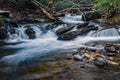 Waterfall in Blue Ridge Mountains of Virginia, USA Royalty Free Stock Photo