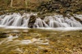 A Waterfall in the Blue Ridge Mountains of Virginia, USA Royalty Free Stock Photo