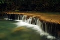 Waterfall with blue stream