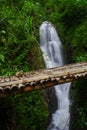 Waterfall blur photo that is not too heavy Royalty Free Stock Photo