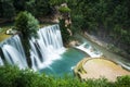 Waterfall in Bosnia , Jajce Royalty Free Stock Photo