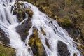 Waterfall of BraÃÂ±as in the municipality of Toques Galicia, Spain Royalty Free Stock Photo