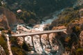 waterfall bridge in constantine city