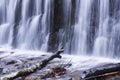 Waterfall in Burr Pond Torrington Connecticut Royalty Free Stock Photo