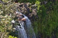 Waterfall at Mauritius island Royalty Free Stock Photo