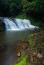 A waterfall called Layung in West Java, Indonesia