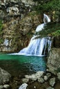 Waterfall called Reventon in Riopar Royalty Free Stock Photo